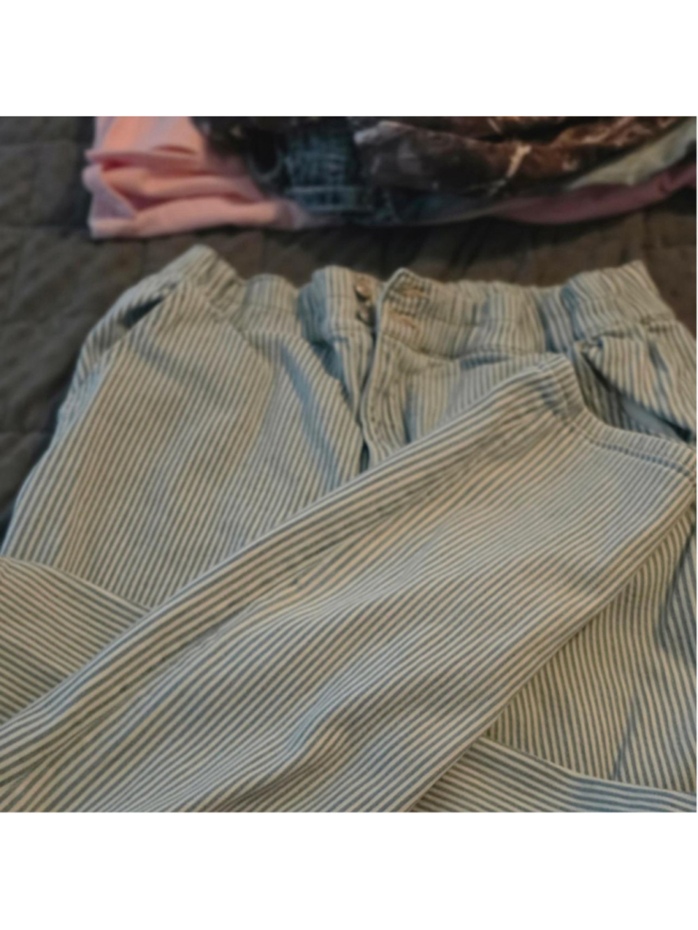 KanCan blue and white striped jeans #stripes